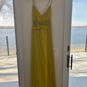 Yellow Maxi dress NWT